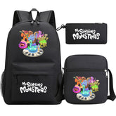 My Singing Monsters SchoolBag Backpack Shoulder Bag Book Pencil Bags 3pcs Set