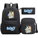 Blue Heeler Bingo SchoolBag Backpack Shoulder Bag Book Pencil Bags 3pcs Set