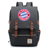 Bayern Munich Football Club Canvas Travel Backpack School Book Bag