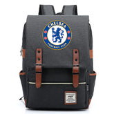 Chelsea Football Club Canvas Travel Backpack School Book Bag