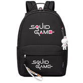 Squid Game Backpack Schoolbag Notebook Bag Gifts for Kids Students