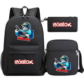 2025 Roblox Game SchoolBag Backpack Shoulder Bag Book Pencil Bags 3pcs Set