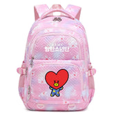 KPOP BTS TATA Waterproof Backpacks Kids School Bags Teenagers Backpack