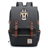 Juventus Football Club Canvas Travel Backpack School Book Bag