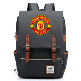 Manchester United Football Club Canvas Travel Backpack School Book Bag