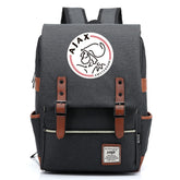 Amsterdamsche Football Club Canvas Travel Backpack School Book Bag
