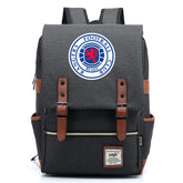 Rangers Football Club Canvas Travel Backpack School Book Bag