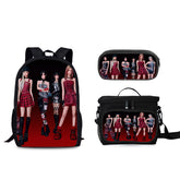 BABY MONSTER Schoolbag Backpack Lunch Tote Pencil Case 3pcs Set Gift for Kids Students