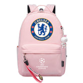 Chelsea Football Club Backpack Schoolbag Notebook Bag Gifts for Kids Students