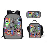 Dandy’s World Schoolbag Backpack Lunch Bag Pencil Case 3pcs Set Gift for Kids Students