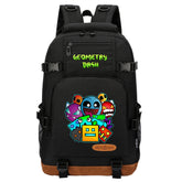 Geometry Dash School Bookbag Travel Backpack Bags