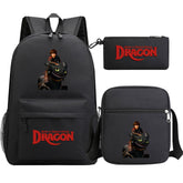 How to Train Your Dragon Hiccup SchoolBag Backpack Shoulder Bag Book Pencil Bags 3pcs Set