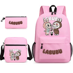 La BuBu SchoolBag Backpack Shoulder Bag Book Pencil Bags 3pcs Set