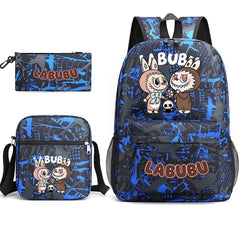 La BuBu SchoolBag Backpack Shoulder Bag Book Pencil Bags 3pcs Set