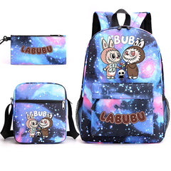 La BuBu SchoolBag Backpack Shoulder Bag Book Pencil Bags 3pcs Set