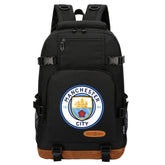 Manchester City Football Club School Bookbag Travel Backpack Bags