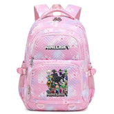 Minecraft Waterproof Backpacks Kids School Bags Teenagers Backpack