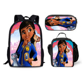 Mira Royal Detective Schoolbag Backpack Lunch Bag Pencil Case 3pcs Set Gift for Kids Students