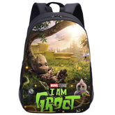 I Am Groot Backpack School Notebook Bag