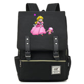 Princess Peach Cosplay Canvas Travel Backpack School Bag
