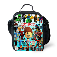 Roblox Insulated Lunch Bag for Boy Kids Thermos Cooler Adults Tote Food Lunch Box