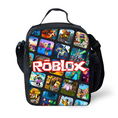 Roblox Insulated Lunch Bag for Boy Kids Thermos Cooler Adults Tote Food Lunch Box