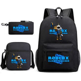 Roblox SchoolBag Backpack Shoulder Bag Book Pencil Bags 3pcs Set