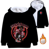 Spider Man Across the Spider Verse Pullover Hoodie Sweatshirt Autumn Winter Unisex Sweater Zipper Jacket for Kids Boy Girls