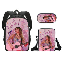 Taylor Swift Schoolbag Backpack Lunch Bag Pencil Case 3pcs Set Gift for Kids Students