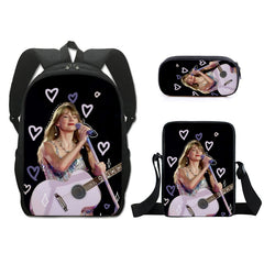 Taylor Swift Schoolbag Backpack Lunch Bag Pencil Case 3pcs Set Gift for Kids Students