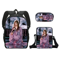 Taylor Swift Schoolbag Backpack Lunch Bag Pencil Case 3pcs Set Gift for Kids Students