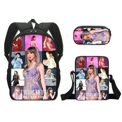 Taylor Swift Schoolbag Backpack Lunch Bag Pencil Case 3pcs Set Gift for Kids Students