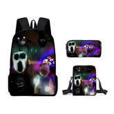 Roblox Doors Schoolbag Backpack Lunch Bag Pencil Case 3pcs Set Gift for Kids Students