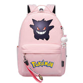Pokemon Gengar USB Charging Backpack Schoolbag Notebook Bag Gifts for Kids Students