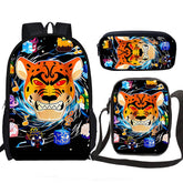 Blox Fruits Schoolbag Backpack Lunch Bag Pencil Case 3pcs Set Gift for Kids Students