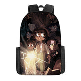 The Owl House Raine Whispers Hunter Backpack School Sports Bag for Kids Boy Girl