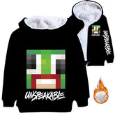 Unspeakable Pullover Hoodie Sweatshirt Autumn Winter Unisex Sweater Zipper Jacket for Kids Boy Girls