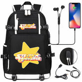 Steven Universe USB Charging Backpack School NoteBook Laptop Travel Bags
