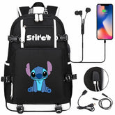 Lilo & Stitch Stitch #6 USB Charging Backpack School NoteBook Laptop Travel Bags