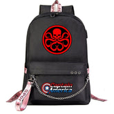 HYDRA School Bag Backpack USB Charging Students Notebook Bag for Kids Gifts