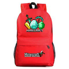 Game Minecraft Backpack Schoolbag Unisex Cosplay Prop