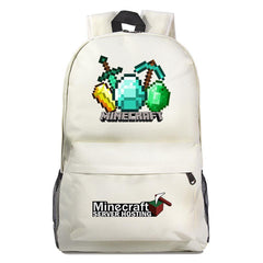 Game Minecraft Backpack Schoolbag Unisex Cosplay Prop