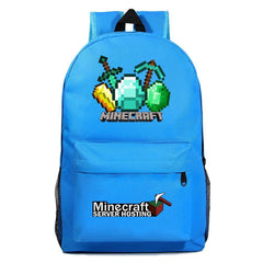 Game Minecraft Backpack Schoolbag Unisex Cosplay Prop