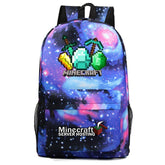 Game Minecraft Backpack Schoolbag Unisex Cosplay Prop