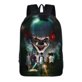 Horror Movie Pennywise IT Clown Backpack School Sports Bag