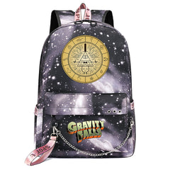 Gravity Falls USB Charging Backpack Shoolbag Notebook Bag Gifts for Kids Students