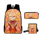 Fnaf Security Breach Sundrop Moondrop Schoolbag Backpack Lunch Bag Pencil Case Set Gift for Kids Students