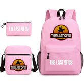 The Last of Us SchoolBag Backpack Shoulder Bag Book Pencil Bags 3pcs Set
