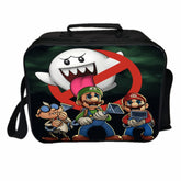 Ghostbusters PU Leather Portable Lunch Box School Tote Storage Picnic Bag