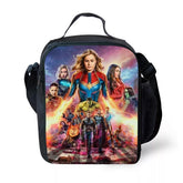 Captain Marvel Carol Danvers Insulated Lunch Bag for Boy Kids Thermos Cooler Adults Tote Food Lunch Box